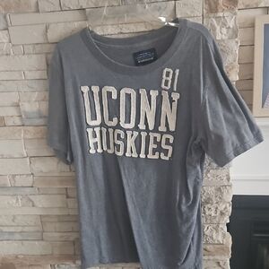 UConn Huskies Gray Short Sleeve T-Shirt